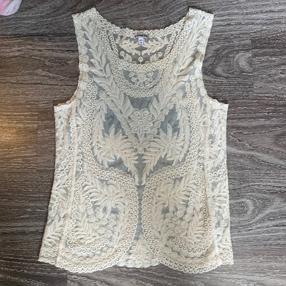 Express Crochet tank